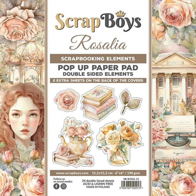 Hovedbilde Rosalia pop up 11 fra scrapboys