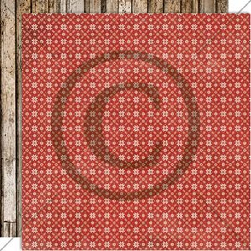 Juleminner - Typisk Norsk - Tosidig mønsterark fra Papirdesign - pd1723