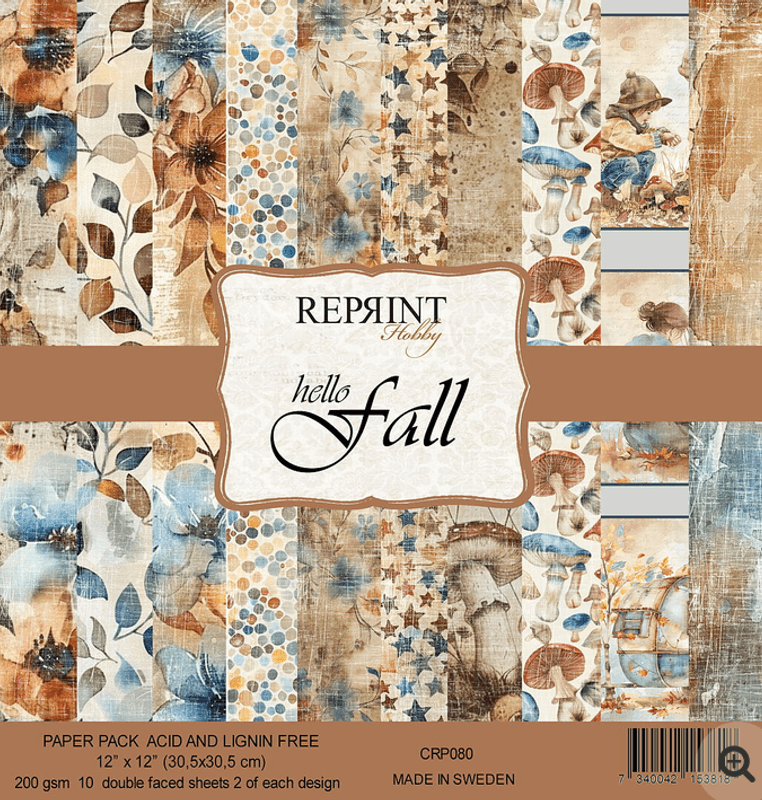 Reprint – Hello fall-12×12 Blokk 