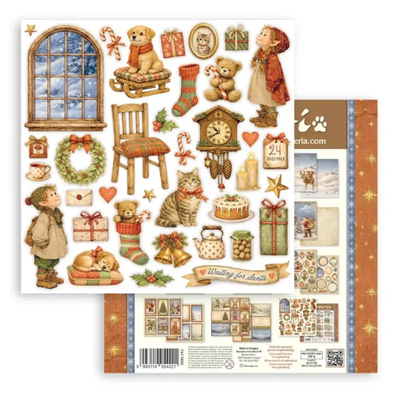 Stamperia - Silent Night 12x12 Inch Paper Pack 10 doble ark